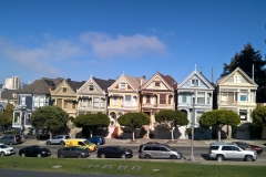 Painted Ladies am Alamo Square in San Francisco