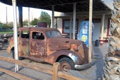 Das wird knapp mit dem TÜV... Oldtimer in Shoshone