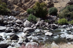 Abkühlung am und im Kern River